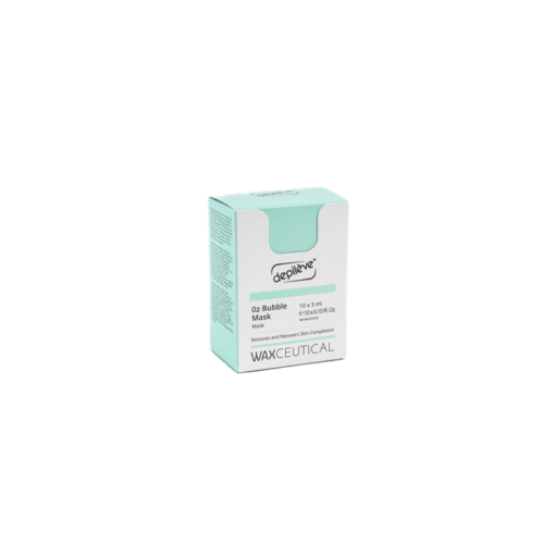 Depileve Waxceutical Product O2 Bubble Mask Box Vajacial 10 x 3 ml